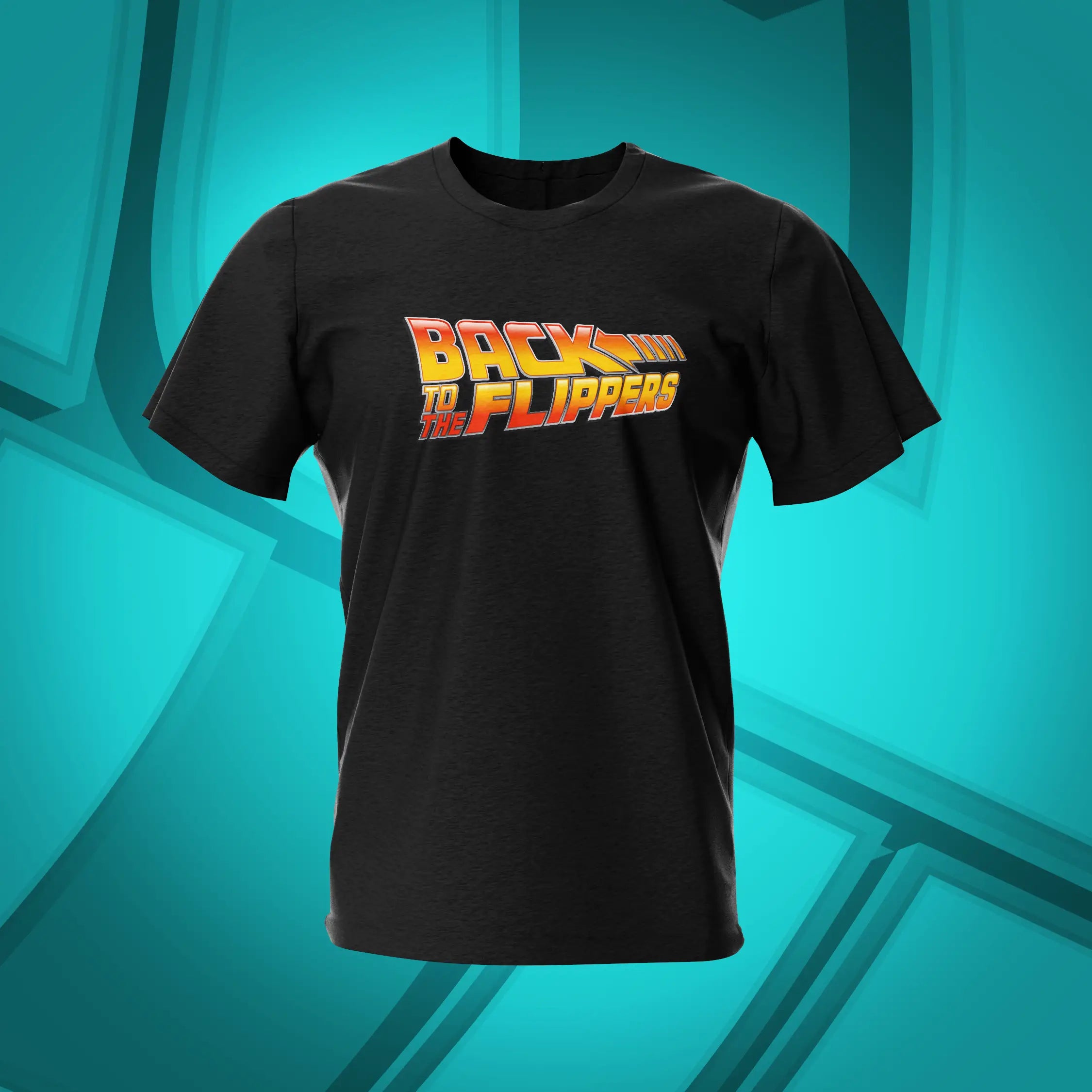 Back to the flippers Black Pinball T-Shirt | Pinball Invasion