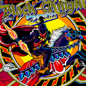 Black Knight 2000 Target Decal Set | Pinball Invasion
