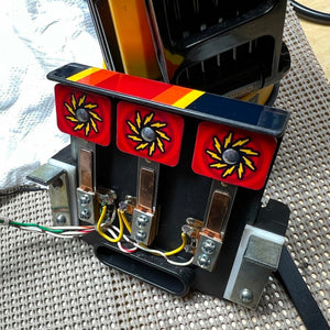 Black Knight 2000 Target Decal Set Target Assembly | Pinball Invasion