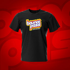 Bounce Pass Black Pinball T-Shirt | Pinball Invasion
