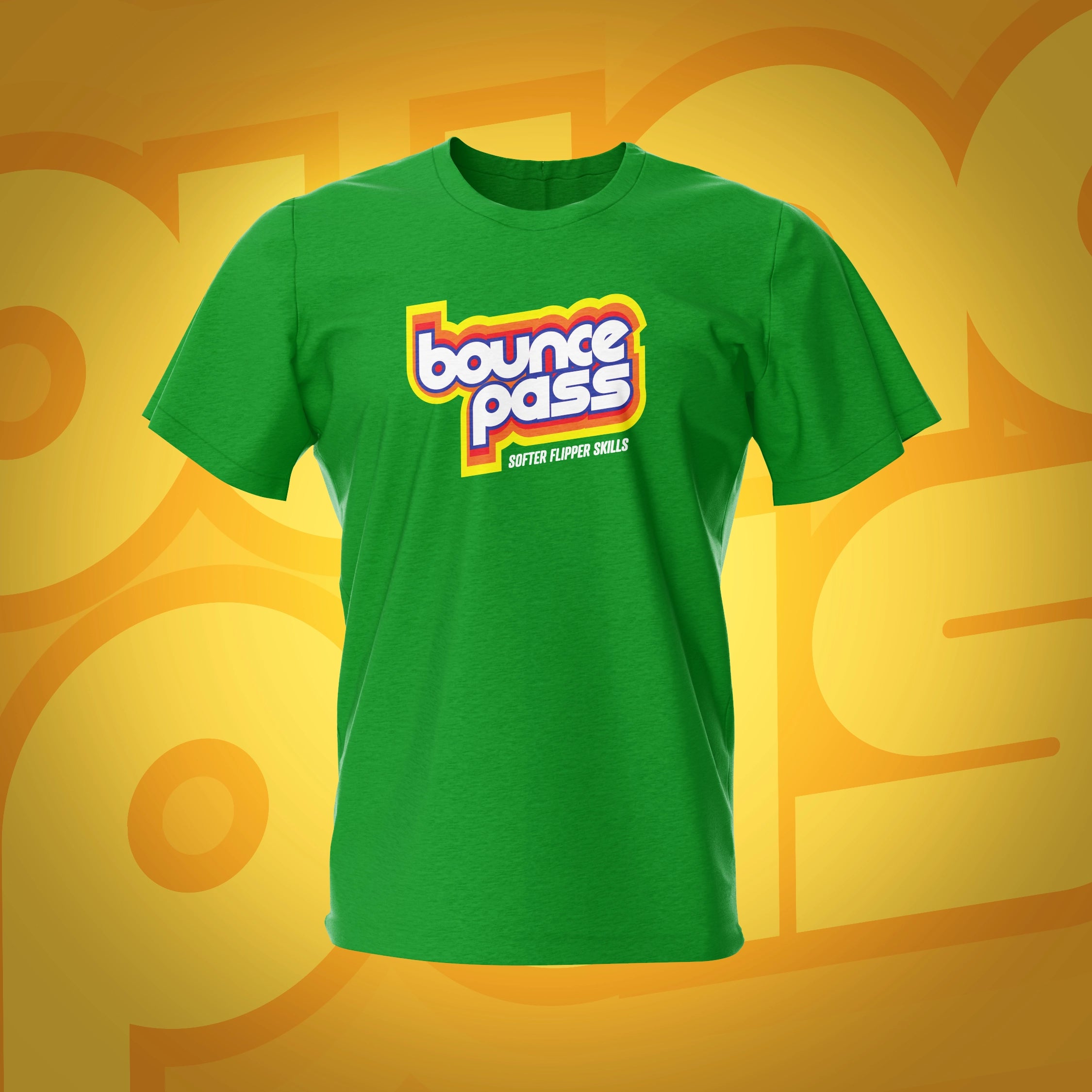 Bounce Pass Irish Green Pinball T-Shirt | Pinball Invasion