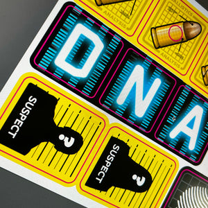 CSI Target Pinball Decals Set | Pinball Invasion