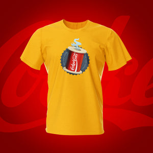 Cooked Coils Gold Pinball Coil T-Shirt | Pinball Invasion