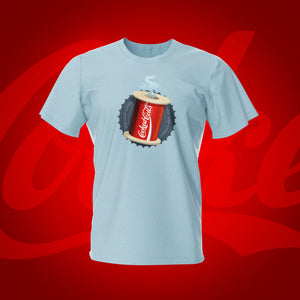 Cooked Coils Light Blue Pinball Coil T-Shirt | Pinball Invasion