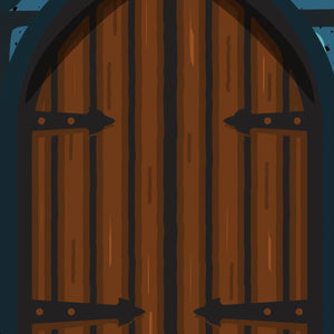 Dracula Dracula - Blue Door Target Decals | Pinball Invasion