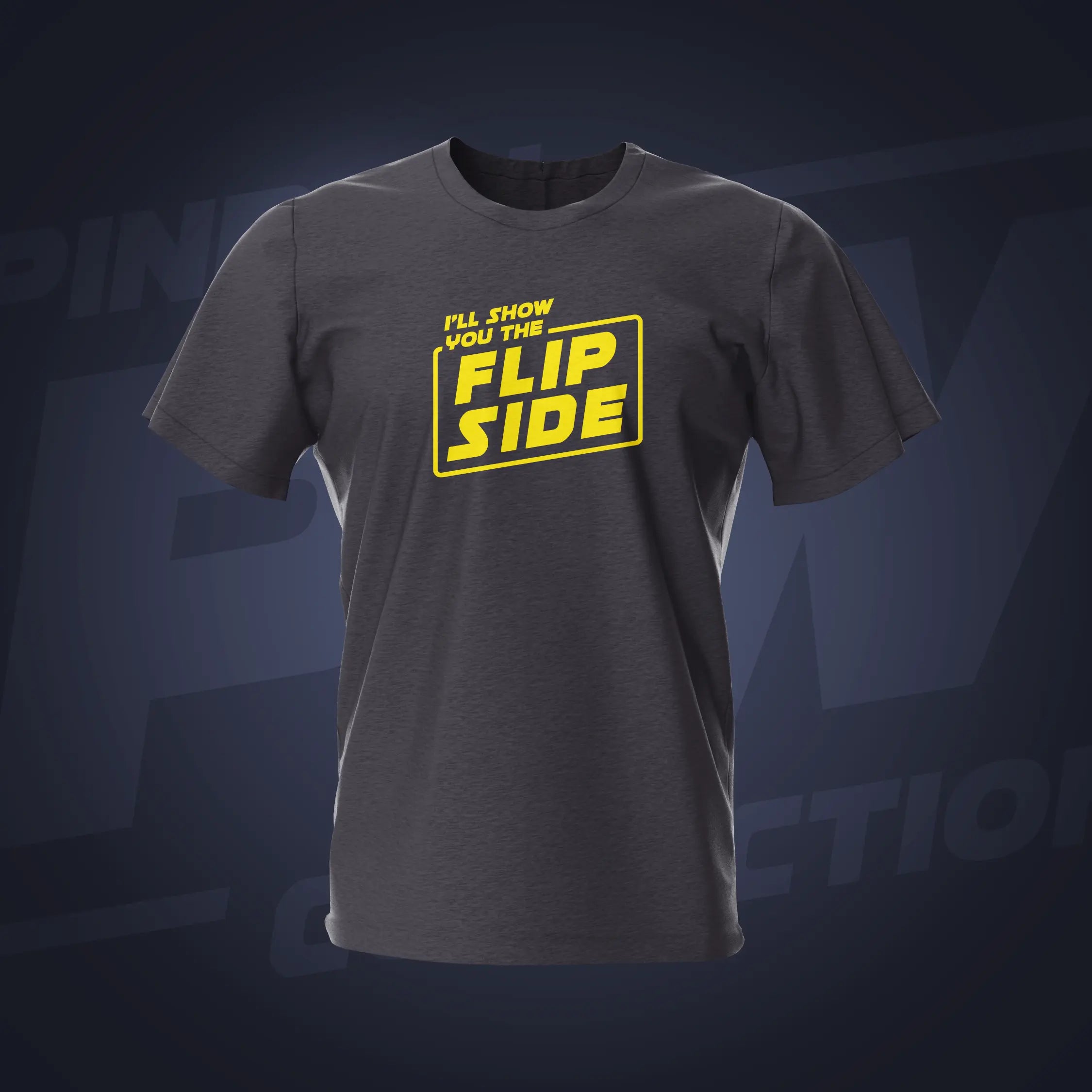 Flip Side Tweed Pinball T-Shirt | Pinball Invasion