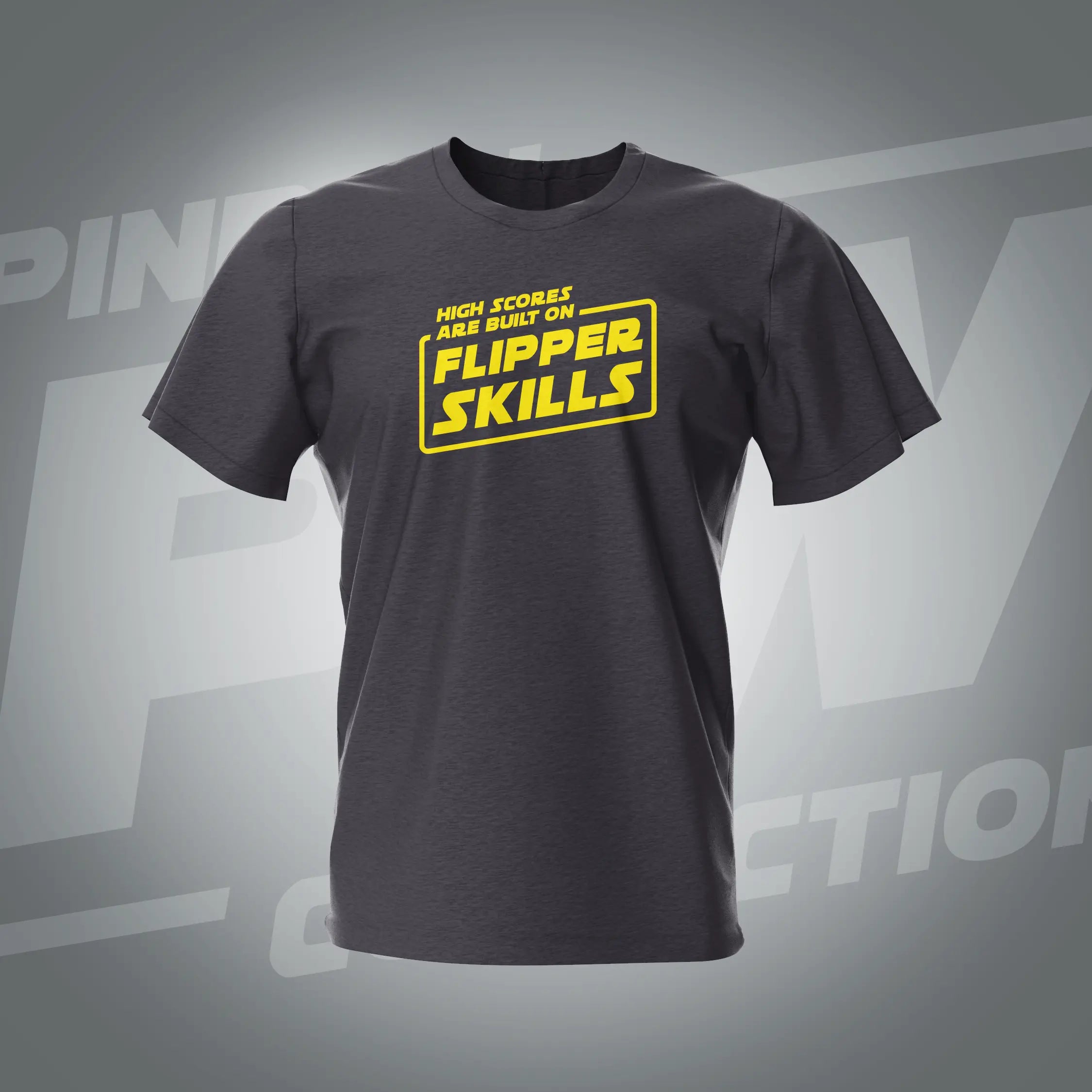 Flipper Skills Tweed Pinball T-Shirt | Pinball Invasion