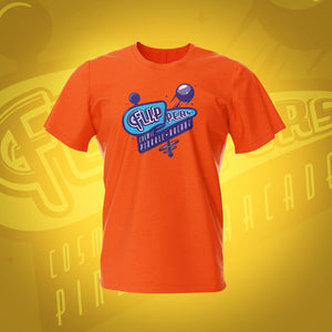 Flippers Light Irish Orange Pinball T-Shirt | Pinball Invasion