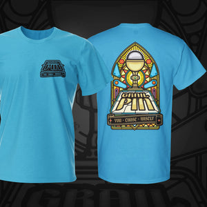 Grail Pin Pinball T-Shirt Sky | Pinball Invasion