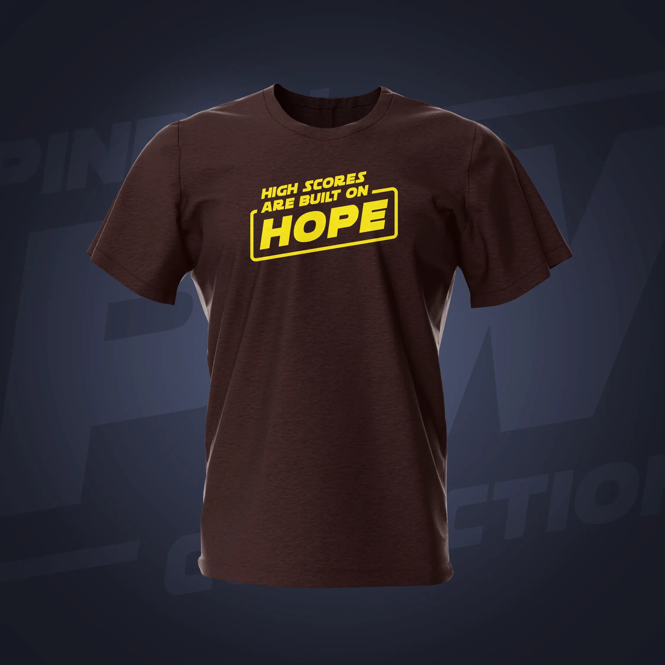 Hope Dark Chocolate Pinball T-Shirt | Pinball Invasion