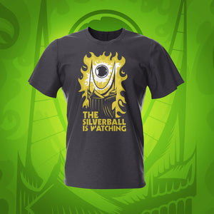 Lord of the Silverball - The All-Seeing Silverball Tweed Pinball T-Shirt | Pinball Invasion