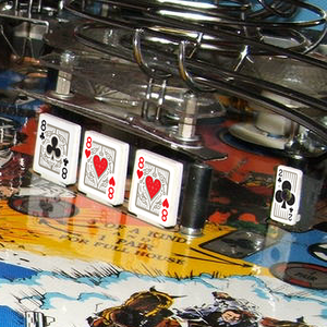 Maverick Pinball Targets 3 bank decals