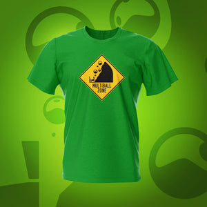 Multiball Zone Irish Green Pinball T-Shirt | Pinball Invasion