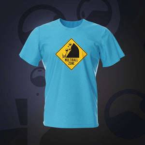 Multiball Zone Sky Pinball T-Shirt | Pinball Invasion