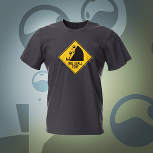 Multiball Zone Tweed Pinball T-Shirt | Pinball Invasion