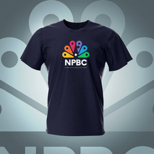 NPBC Navy Pinball T-Shirt | Pinball Invasion