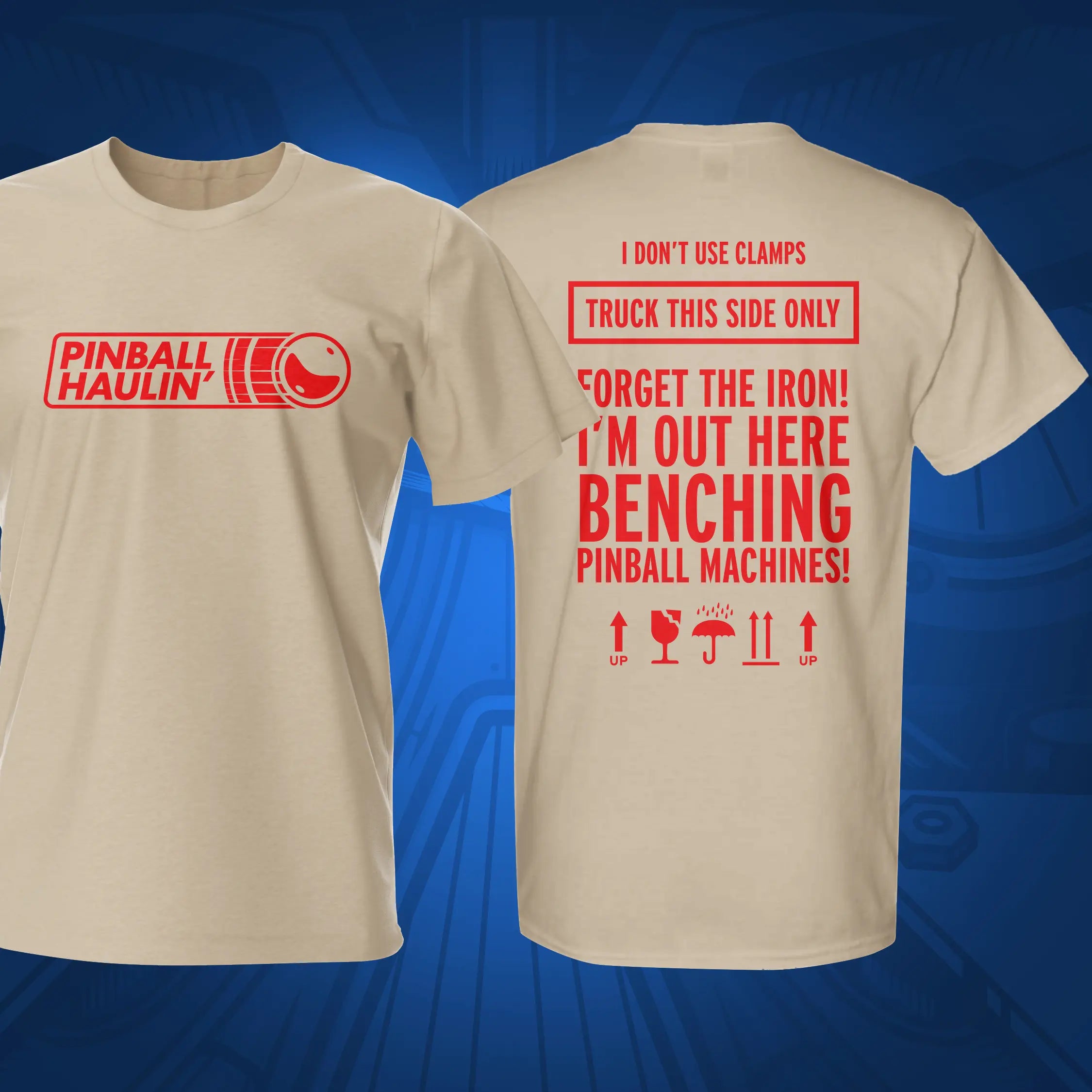 Pinball Haulin' Sand Pinball T-Shirt | Pinball Invasion