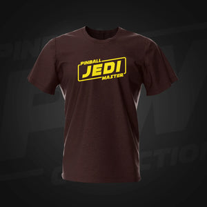Pinball Jedi Master Dark Chocolate Pinball T-Shirt | Pinball Invasion