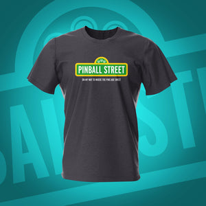 Pinball Street Tweed Pinball T-Shirt | Pinball Invasion