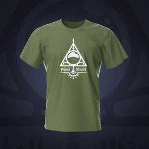 Pinball Wizard Military Green Pinball T-Shirt | Pinball Invasion
