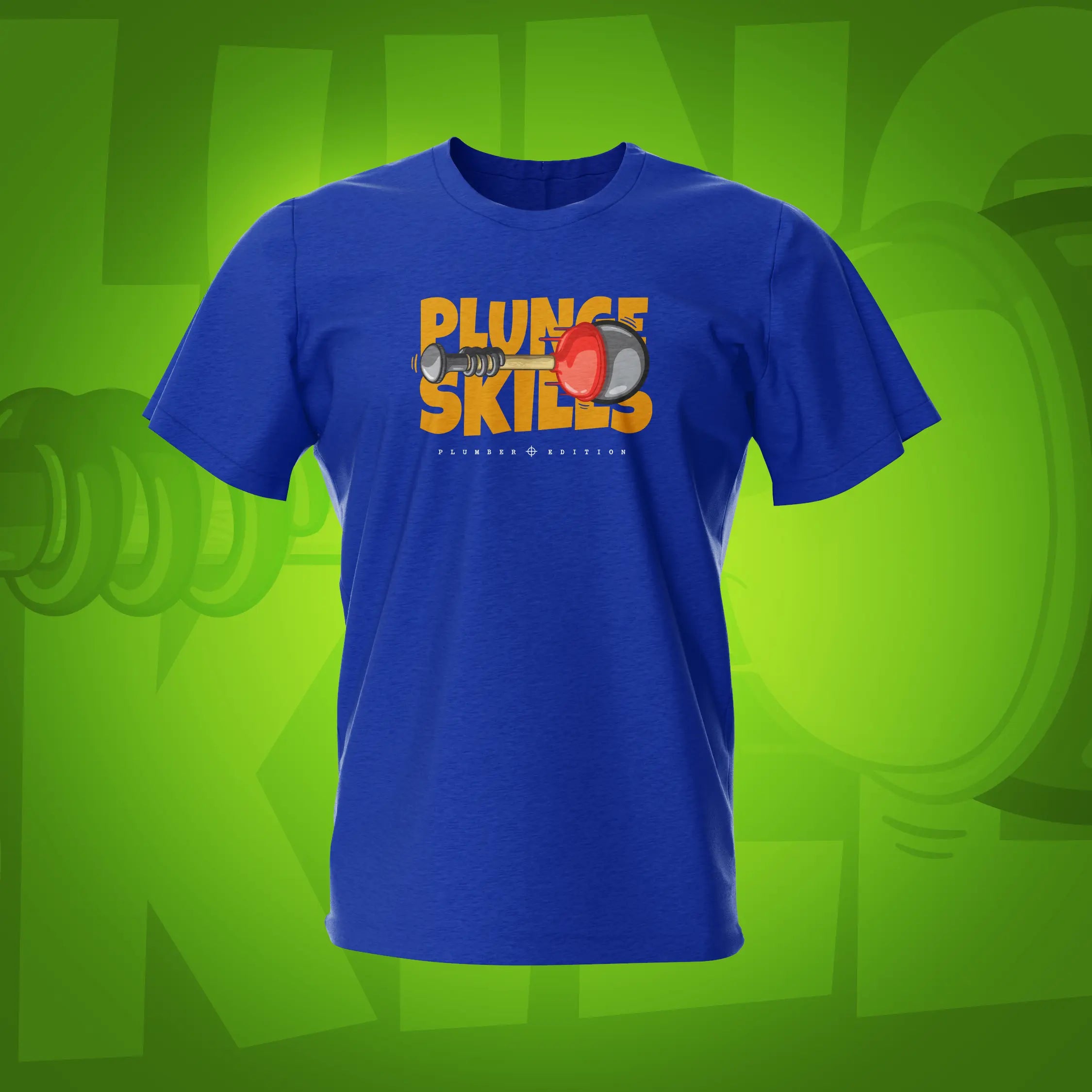 Plungers Skills Royal Plumber Ed Pinball T-Shirt  | Pinball Invasion