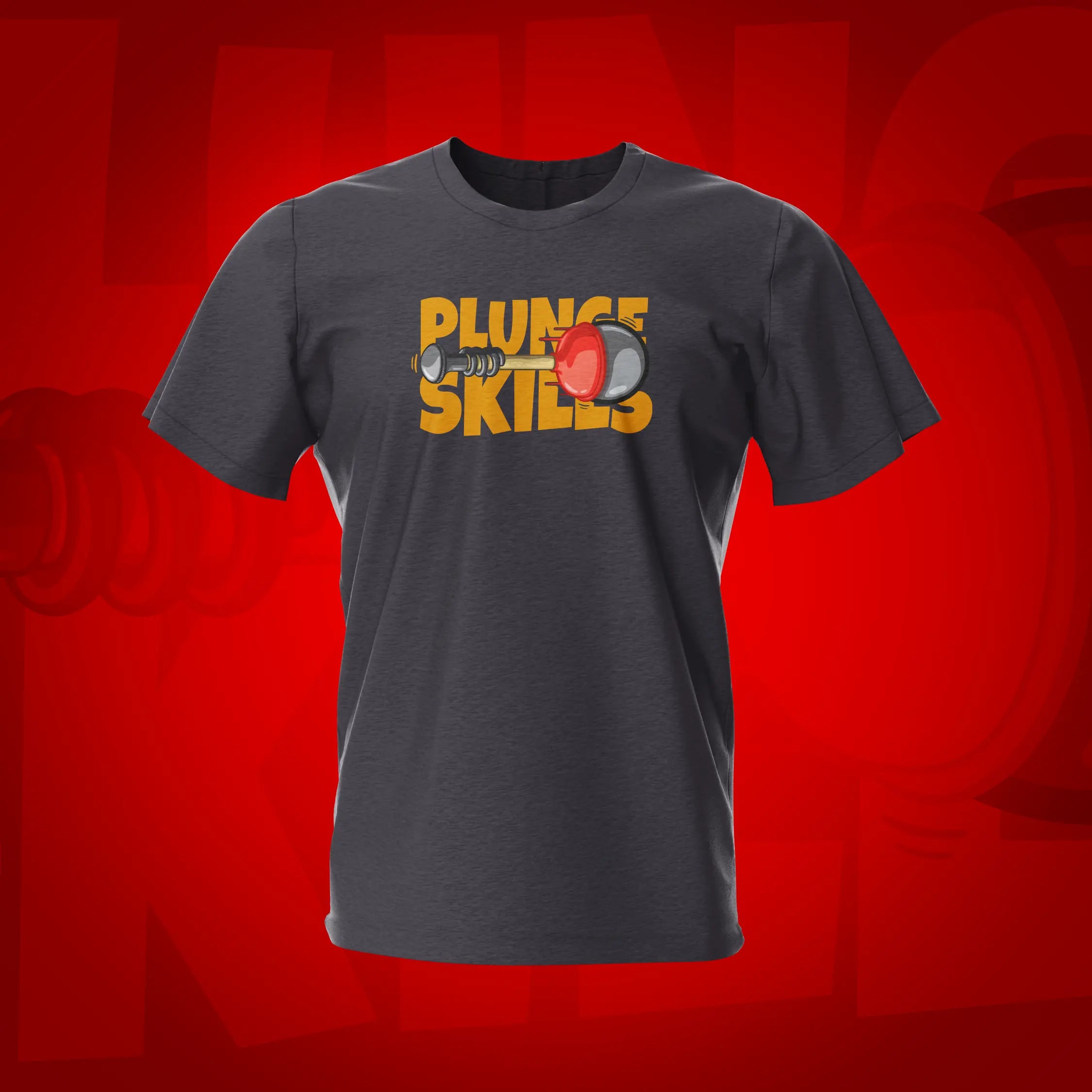 Plungers Skills Tweed Pinball T-Shirt  | Pinball Invasion
