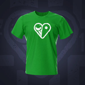 Rizz Flip Irish Green Pinball T-Shirt Crest | Pinball Invasion