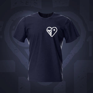 Rizz Flip Navy Pinball T-Shirt Small Insignia | Pinball Invasion