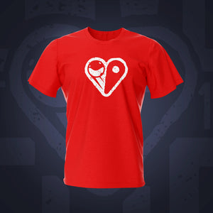 Rizz Flip Red Pinball T-Shirt Crest | Pinball Invasion