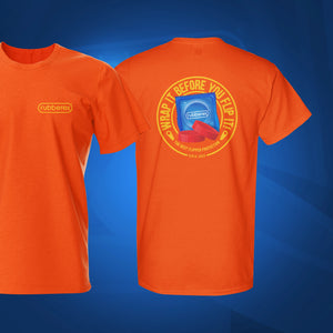 Rubberex Orange Pinball T-Shirt | Pinball Invasion