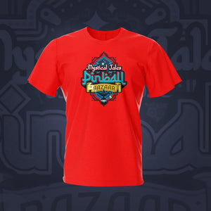Tales of the Pinball Bazaar Red Pinball T-Shirt | Pinball Invasion
