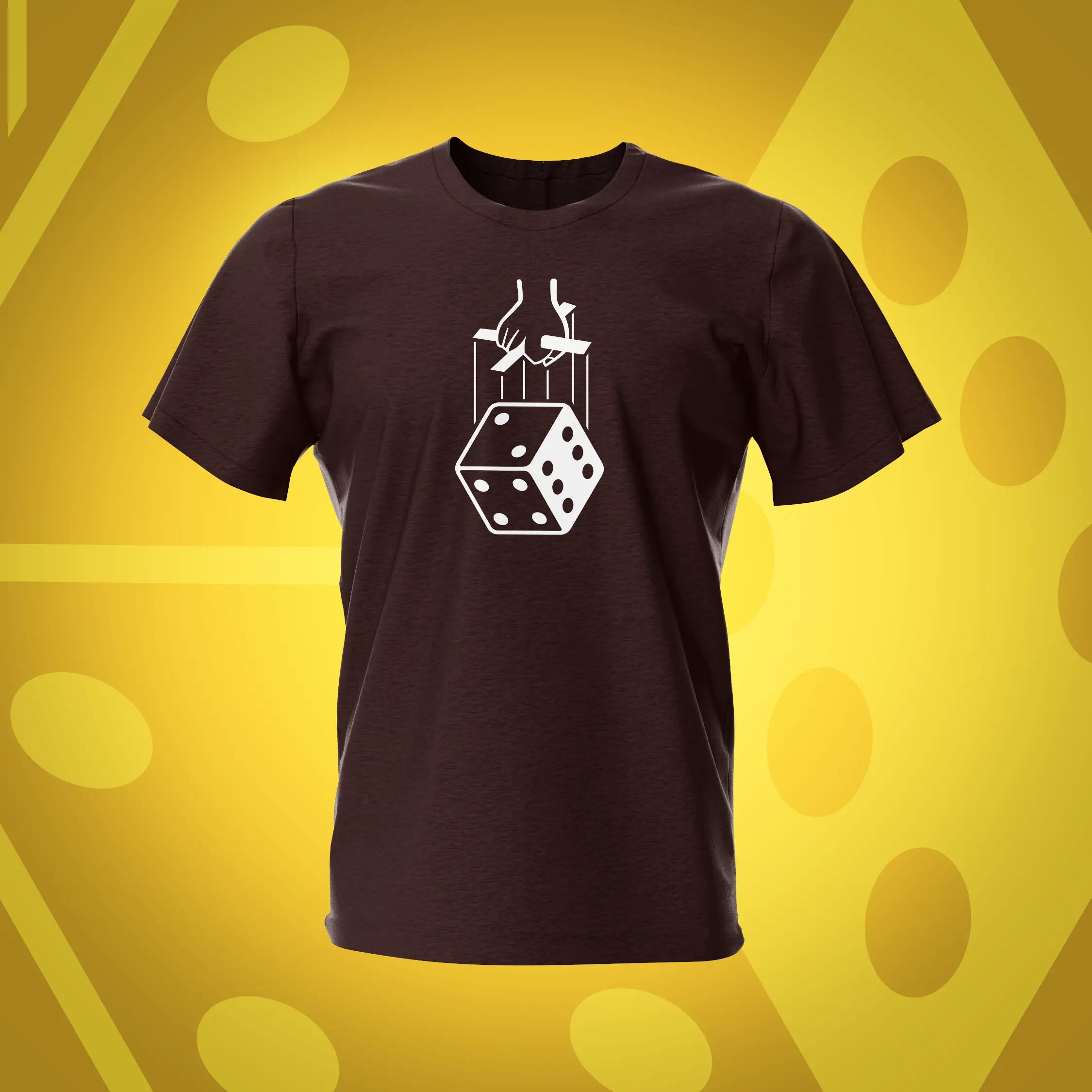 The Dice father Dark Chocolate Board Game T-Shirt | Pinball Invasion