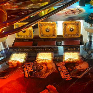 The Hobbit Pinball Ramp and Target Set Elves Targets | Pinball Invasion