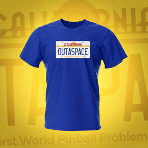 BTTF Outspace Royal Pinball T-Shirt | Pinball Invasion