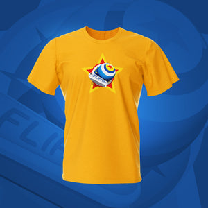 The Flipper Gold Pinball T-Shirt | Pinball Invasion