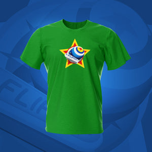 The Flipper Green Pinball T-Shirt | Pinball Invasion