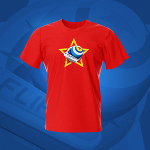 The Flipper Red Pinball T-Shirt | Pinball Invasion