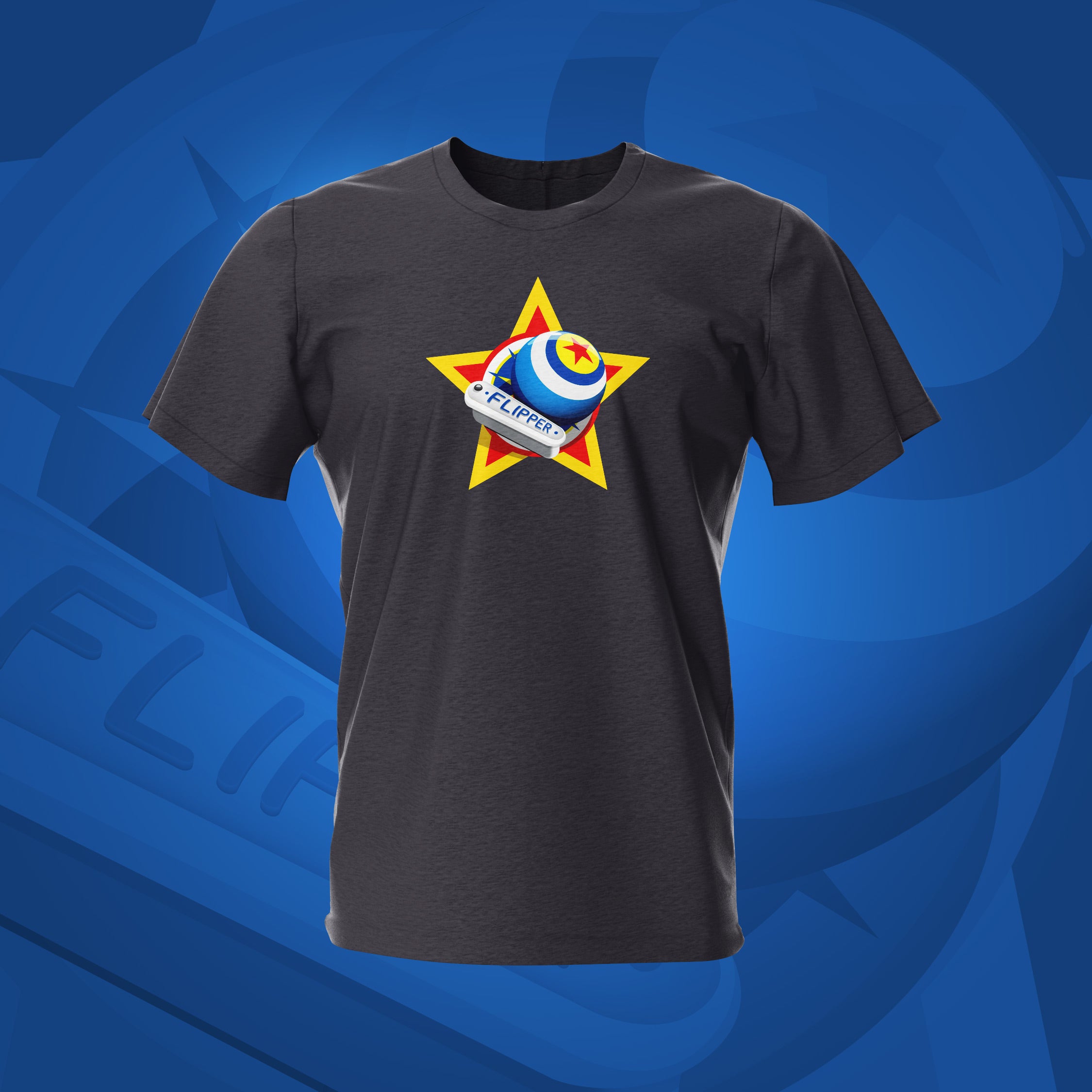 The Flipper Tweed Pinball T-Shirt | Pinball Invasion