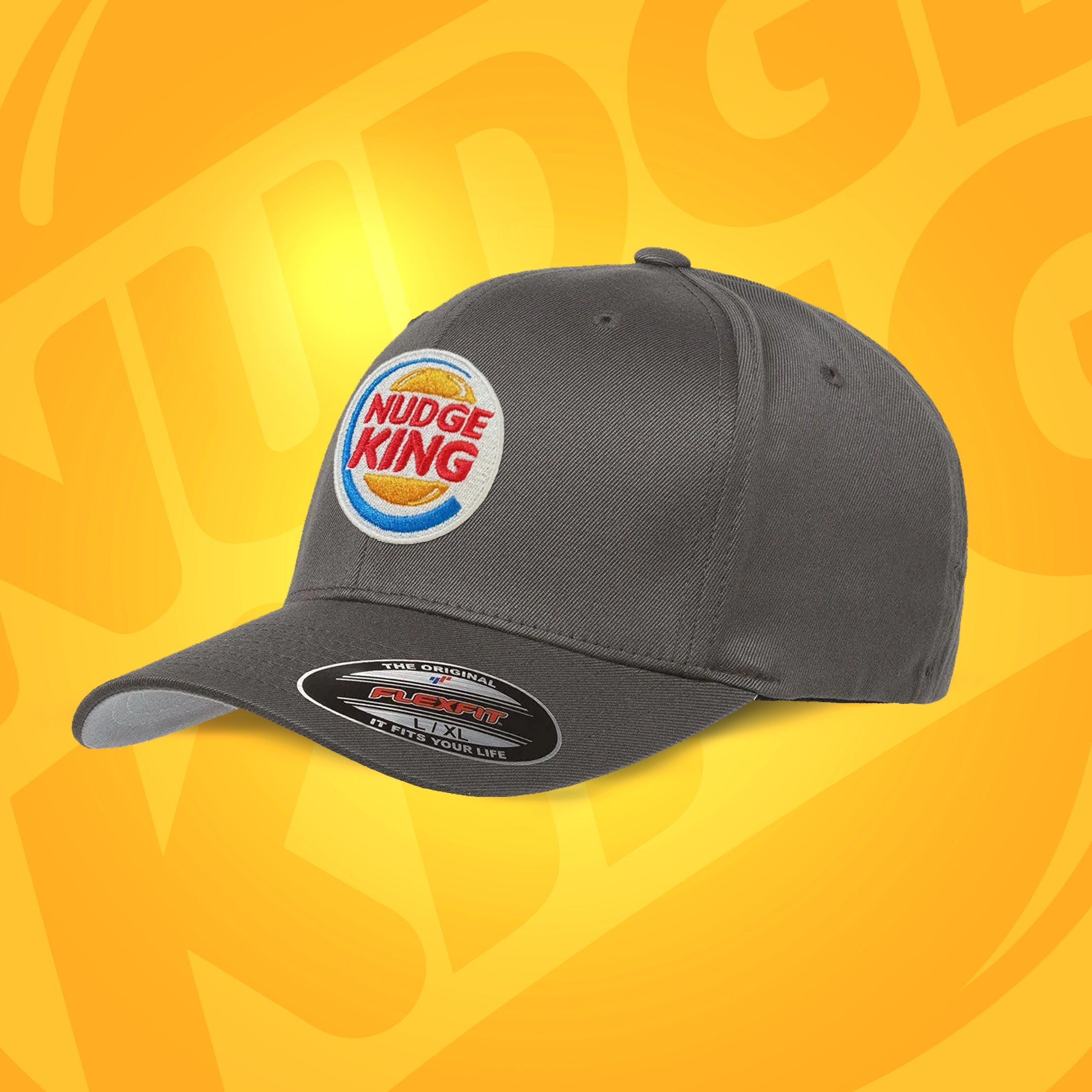 Dark Grey Nudge King Pinball Hat | Pinball Invasion