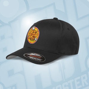Black Skill Shot Master Fitted Pinball Hat | Pinball Invasion