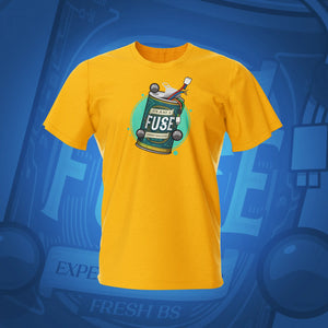 its Just a Fuse Gold Pinball T-Shirt | Pinball Invasion