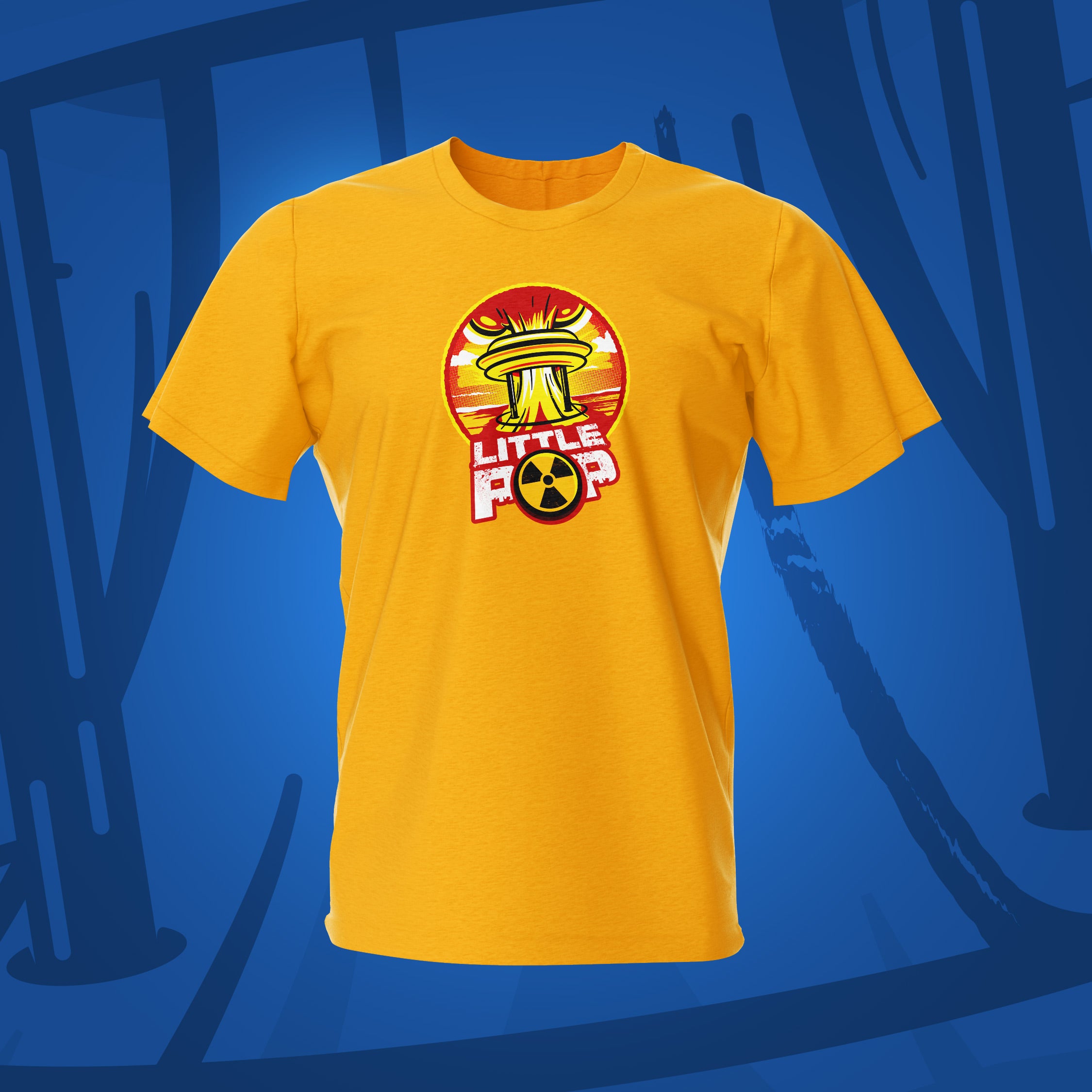 Little Pop Red / Gold Pinball T-Shirt | Pinball Invasion