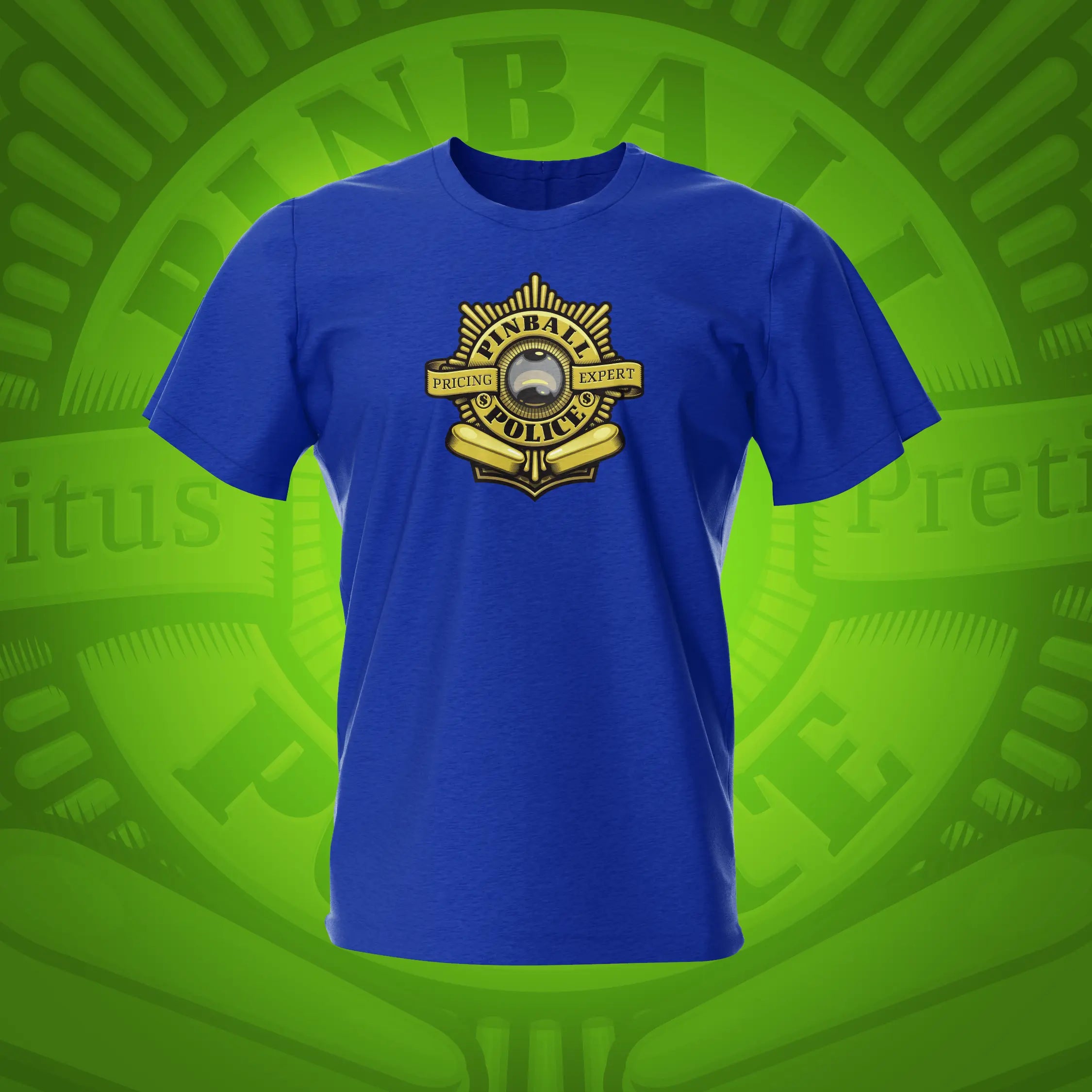 price police royale English Pinball T-Shirt | Pinball Invasion
