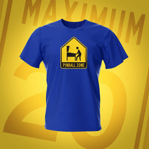 Pinball Zone Royal T-Shirt | Pinball Invasion