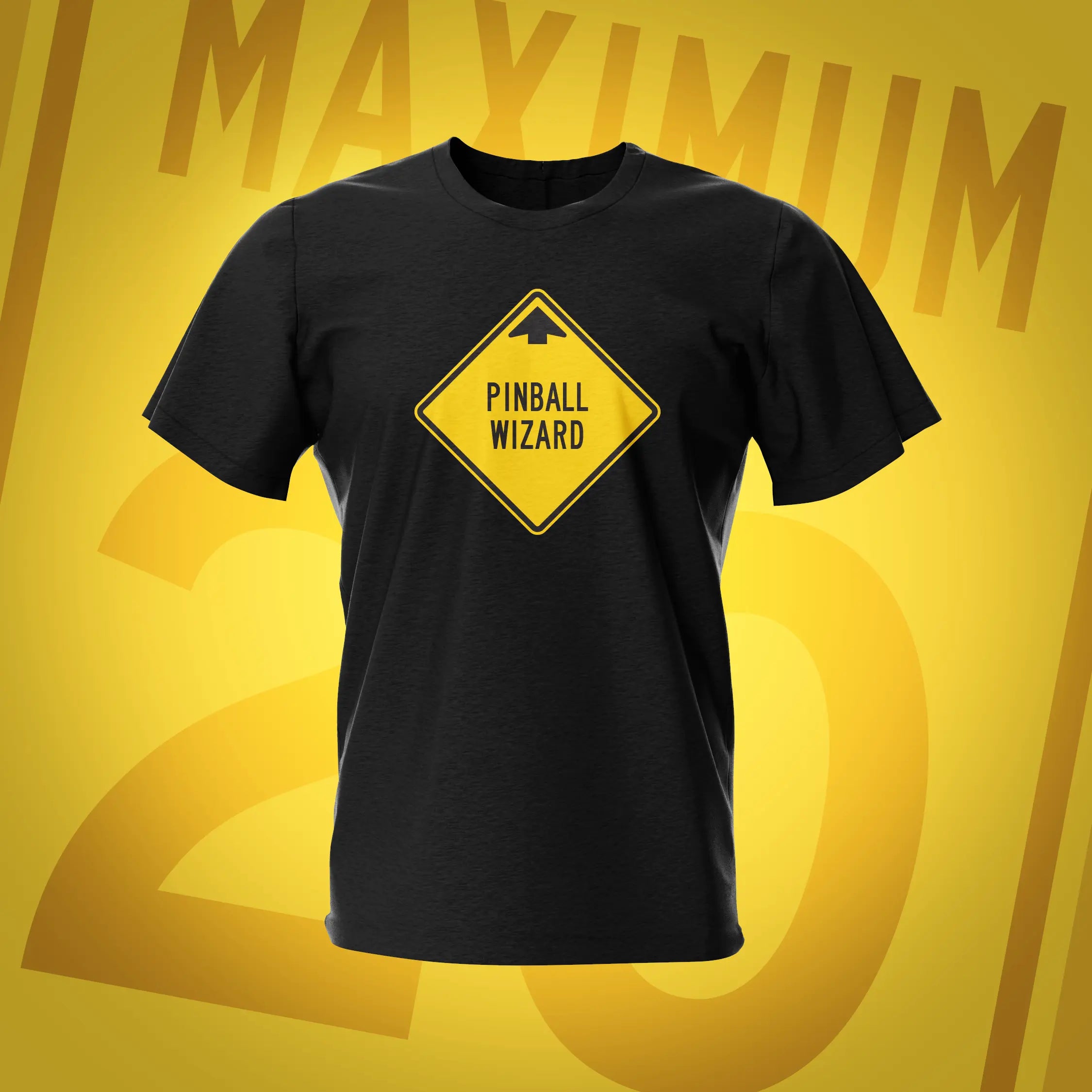 Road Show Pinball Wizard Black T-Shirt | Pinball Invasion