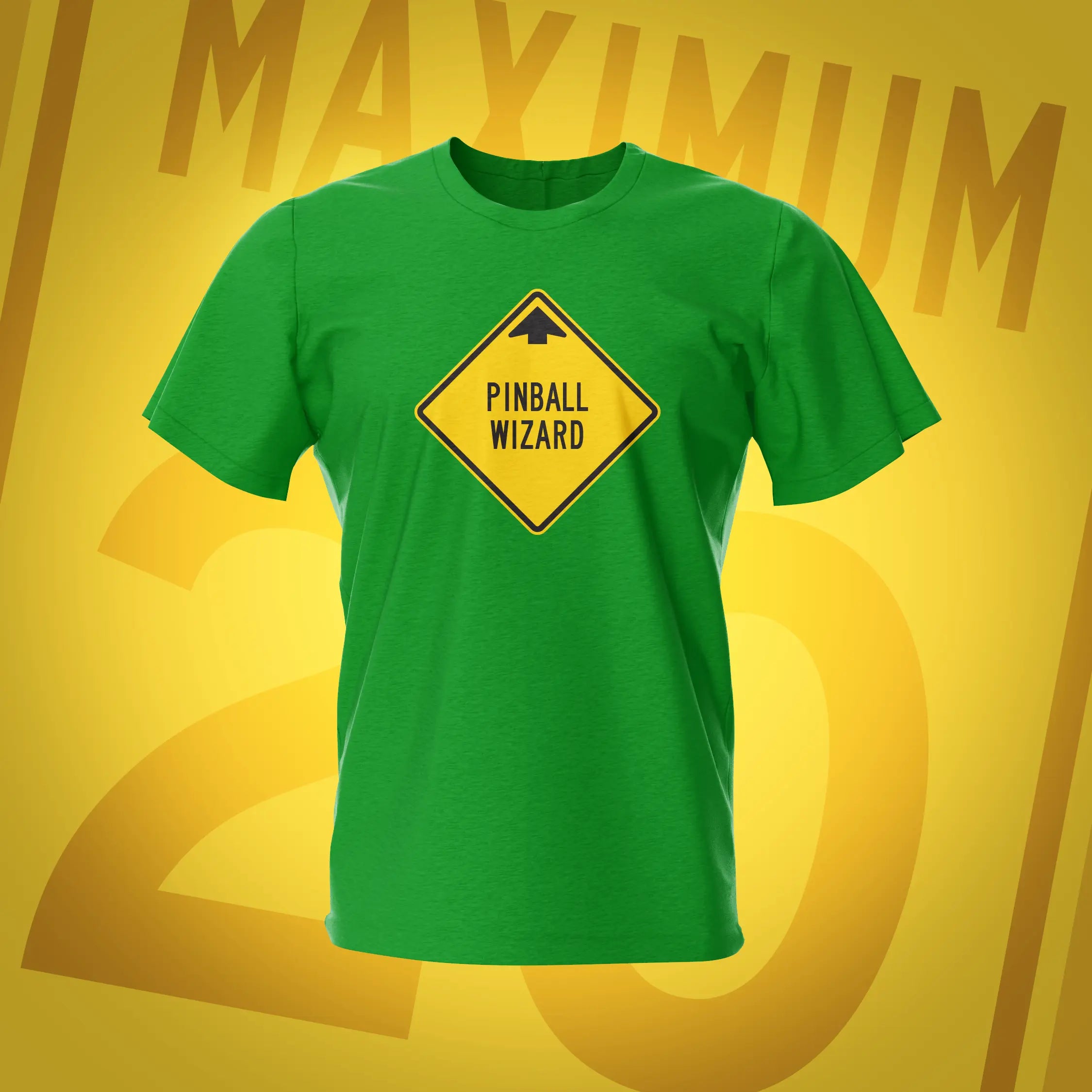 Road Show Pinball Wizard Irish Green T-Shirt | Pinball Invasion