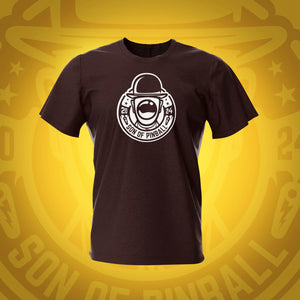 Son of Pinball Dark Chocolate T-Shirt | Pinball Invasion