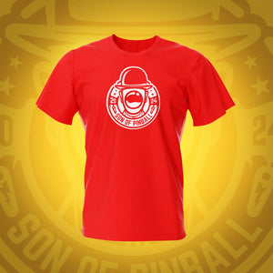 Son of Pinball Red T-Shirt | Pinball Invasion