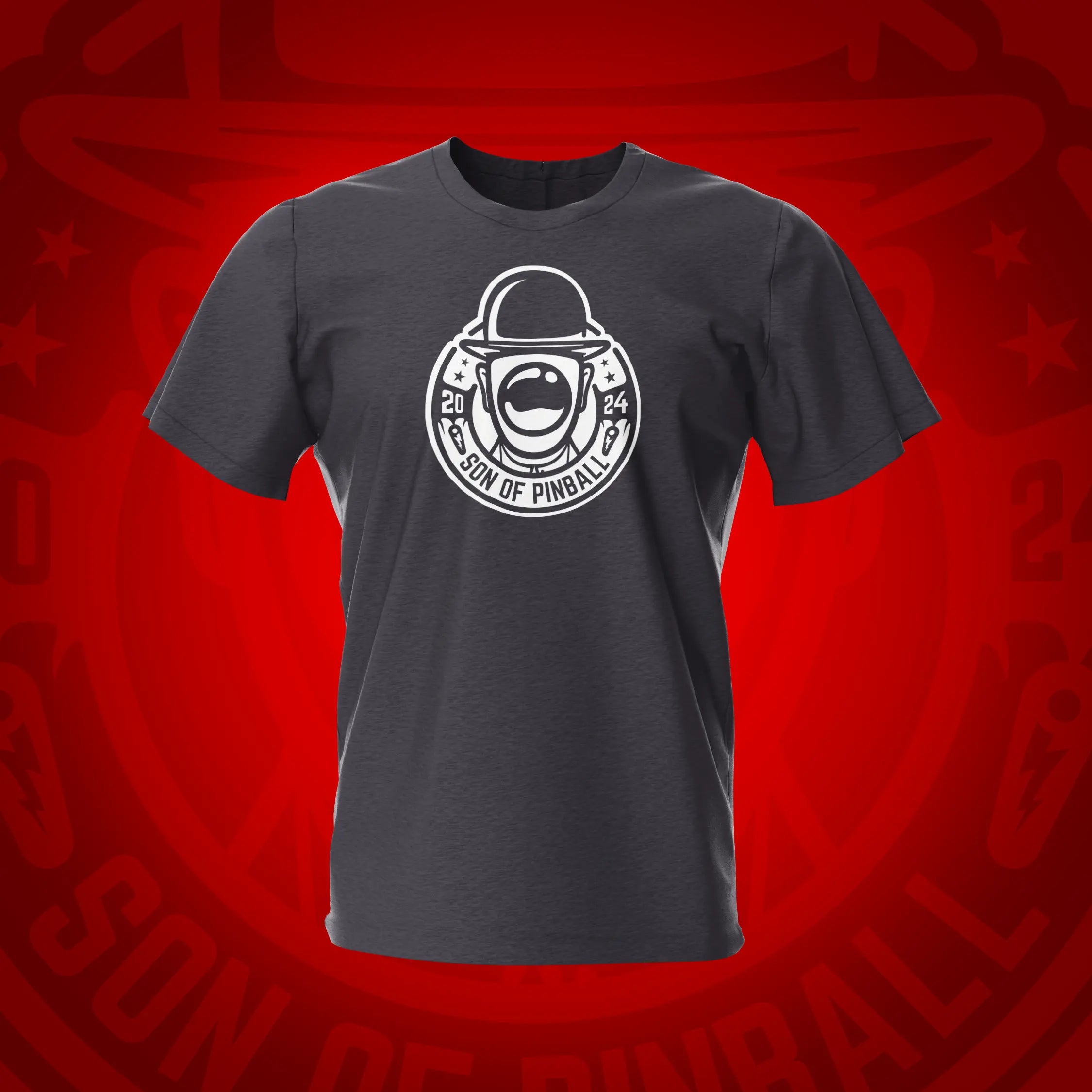 Son of Pinball Tweed T-Shirt | Pinball Invasion