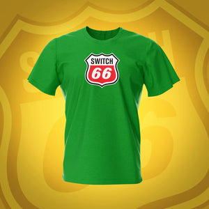 Switch 66 Irish Green Pinball T-Shirt | Pinball Invasion